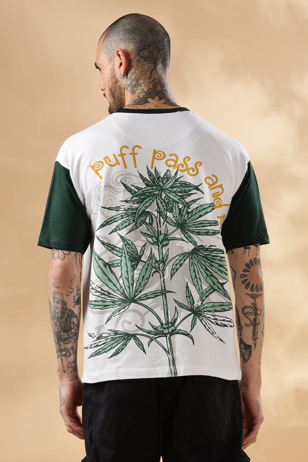 Puff Pass & Peace Oversized T-shirt