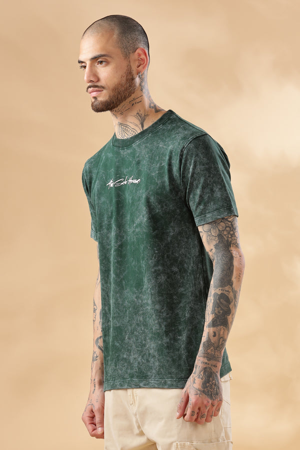 Rustic Hunter Green Regular Tshirt