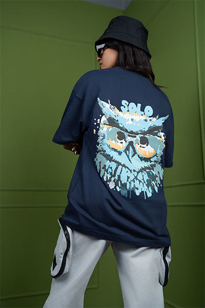 Owl Oversized T-shirt | Unisex | 260 GSM