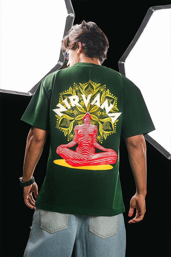 Nirvana Unisex Oversized T-shirt: Serene Tranquility